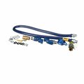 Dormont 3/4 Dia., 60 Blue Hose, Snapfast, 2 Swivel Max,  1675KIT2S60